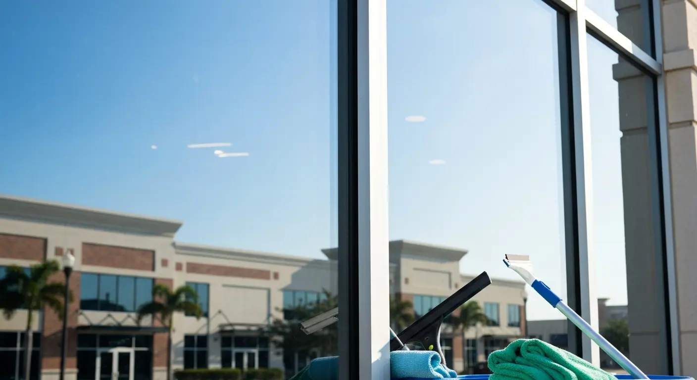 Commercial window cleaning