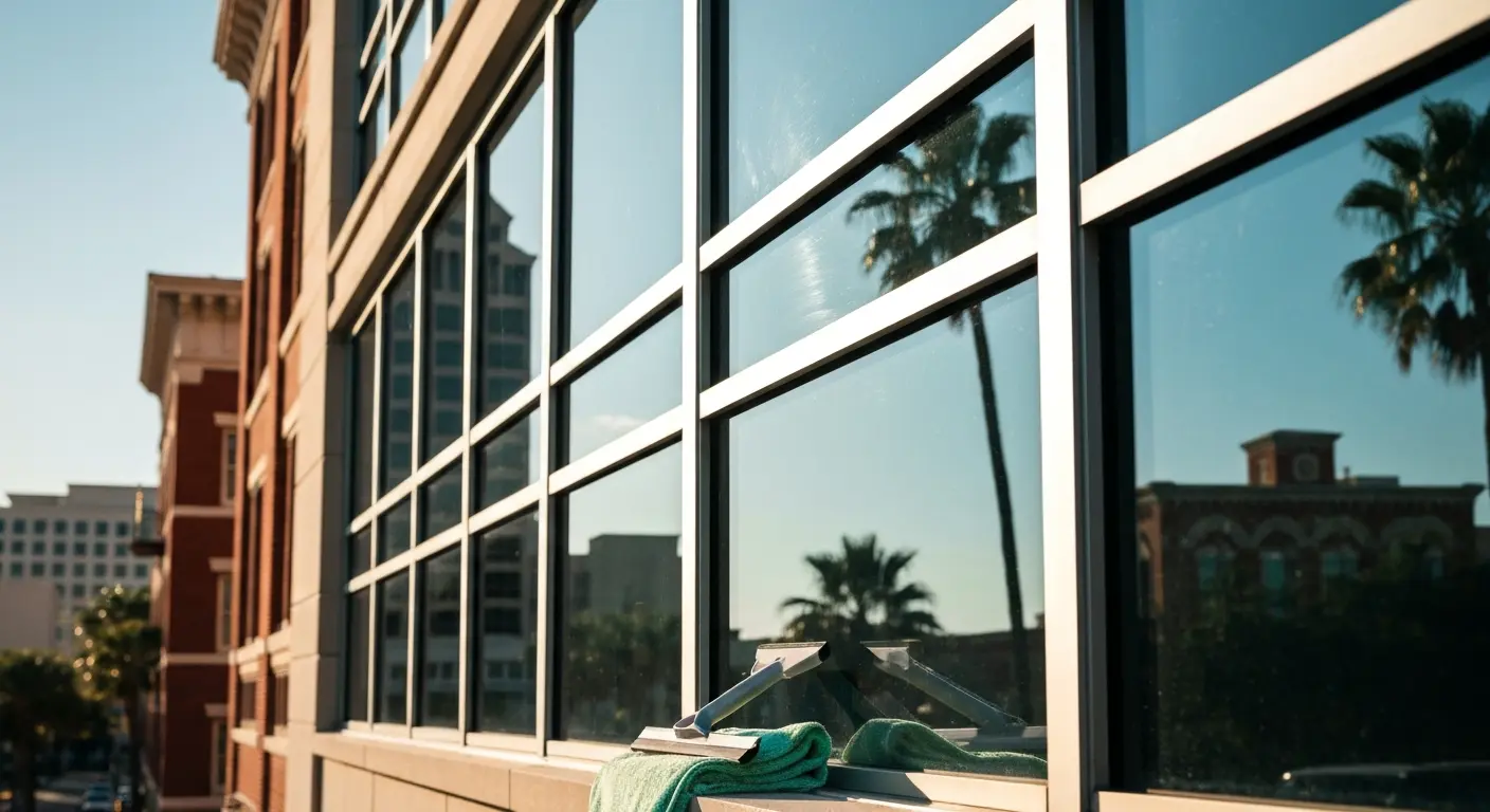 Commercial window cleaning