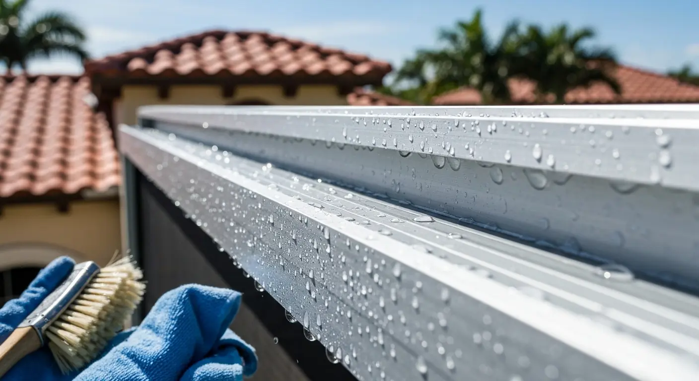 Screen and track cleaning service