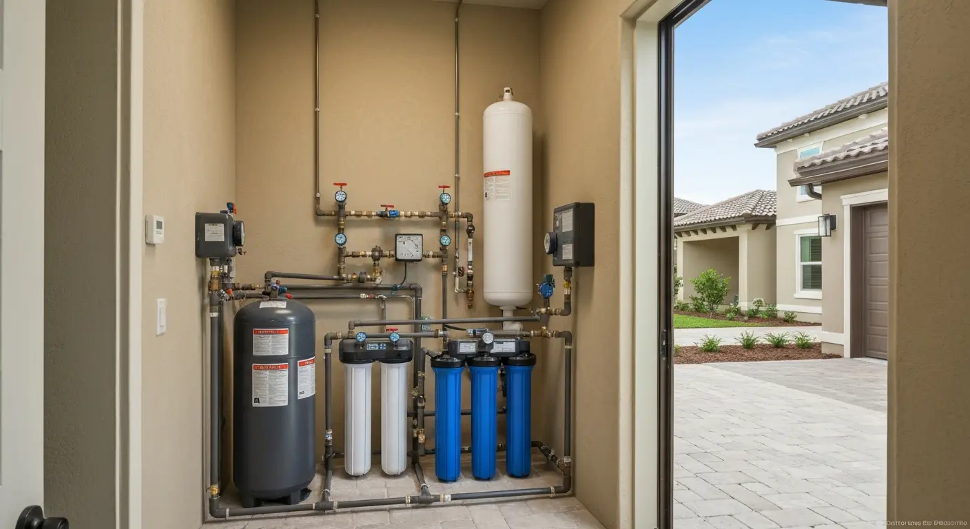 Whole home water treatment system