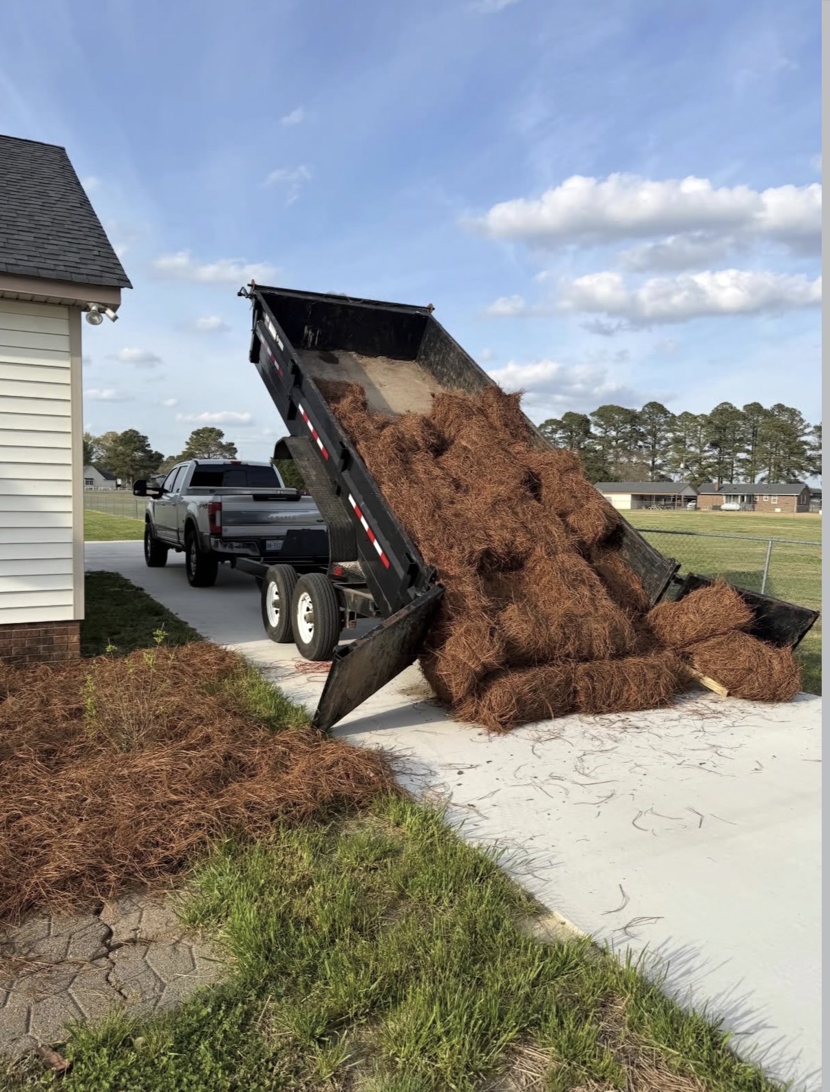 Pine Straw Delivery and Spread