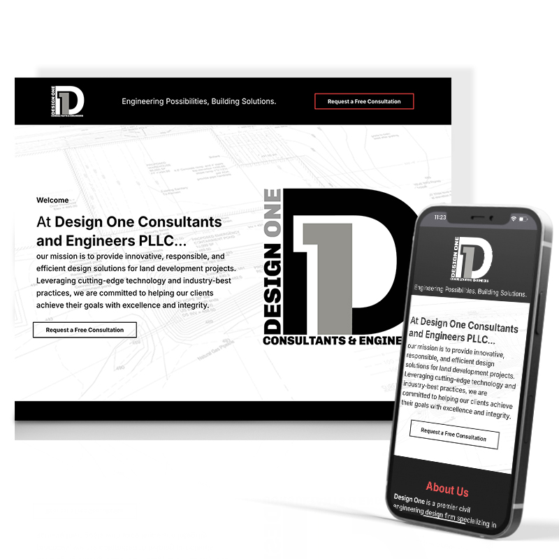 Design One Consultants & Engineers website design