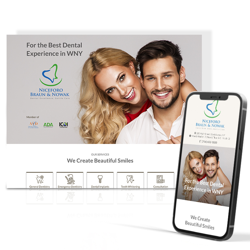 Niceforo, Braun & Nowak DDS website design