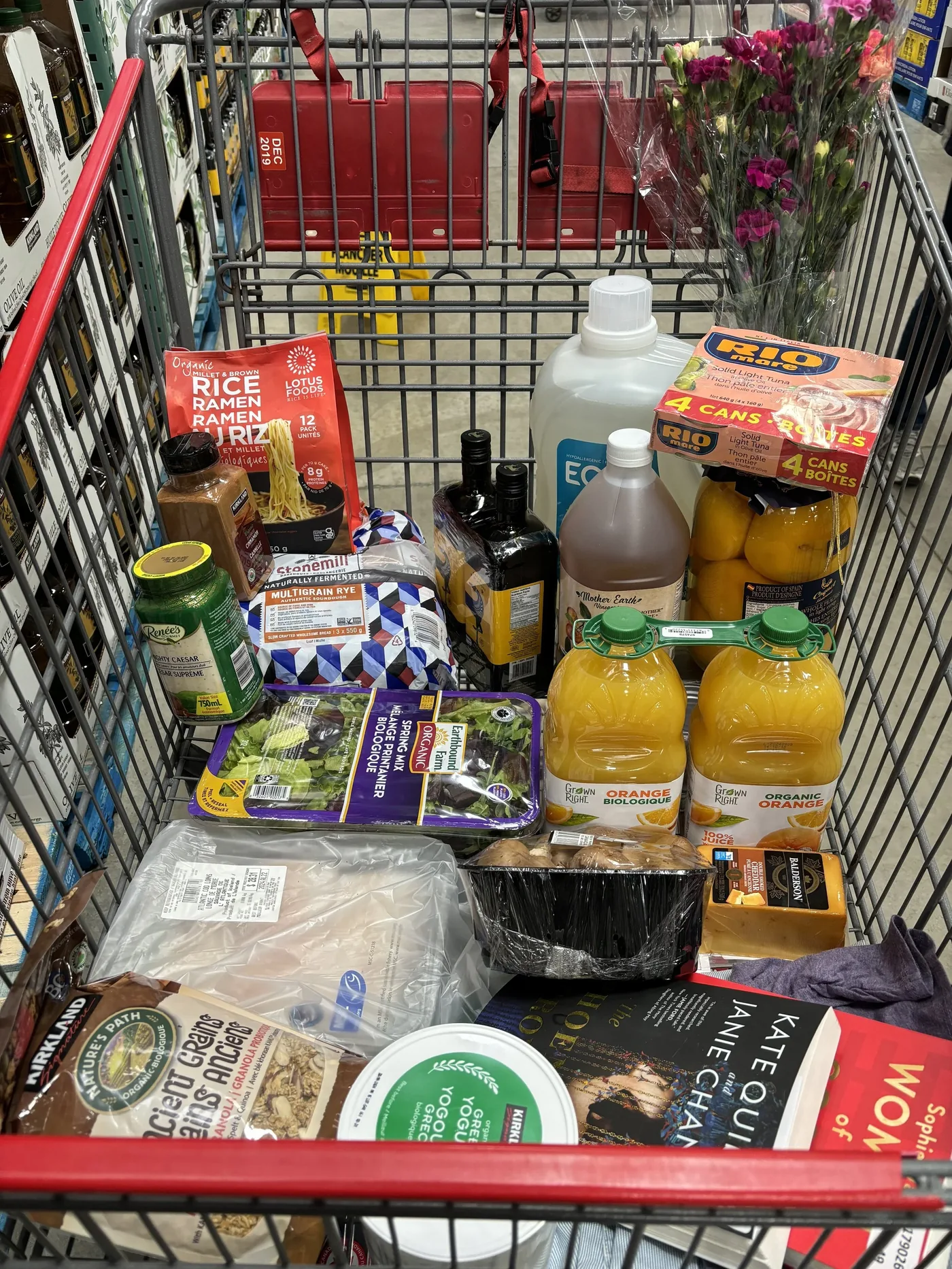 A well organised shopping cart