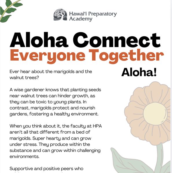 Aloha Connect program for Hawaiʻi Preparatory Academy