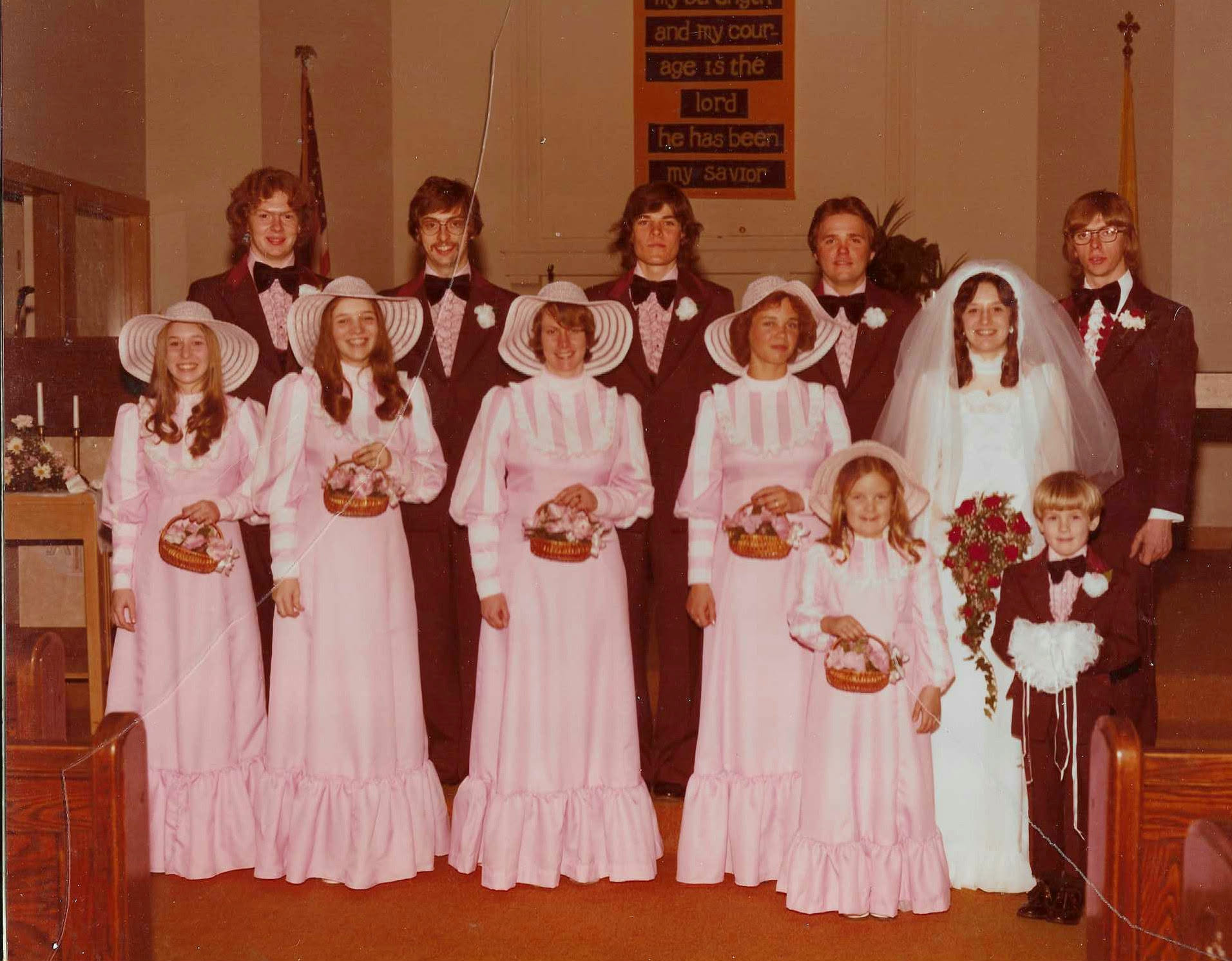 Wedding party, 1974