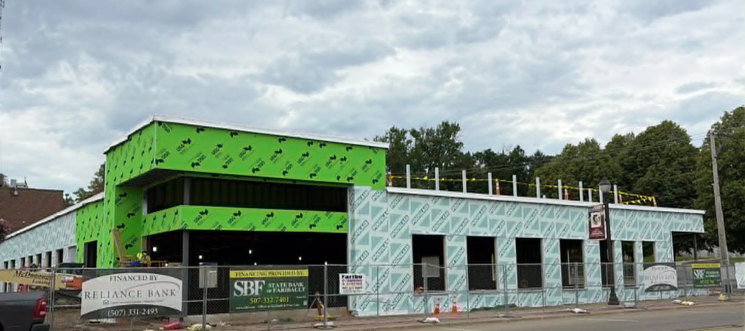 KGP Building Construction in Downtown Faribault
