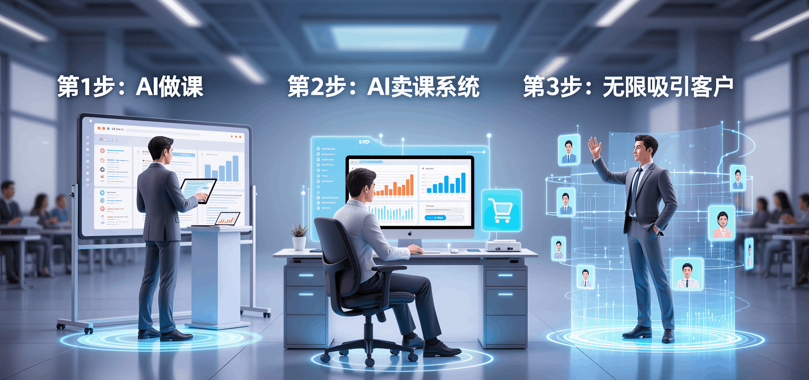 0到百万卖课3步曲