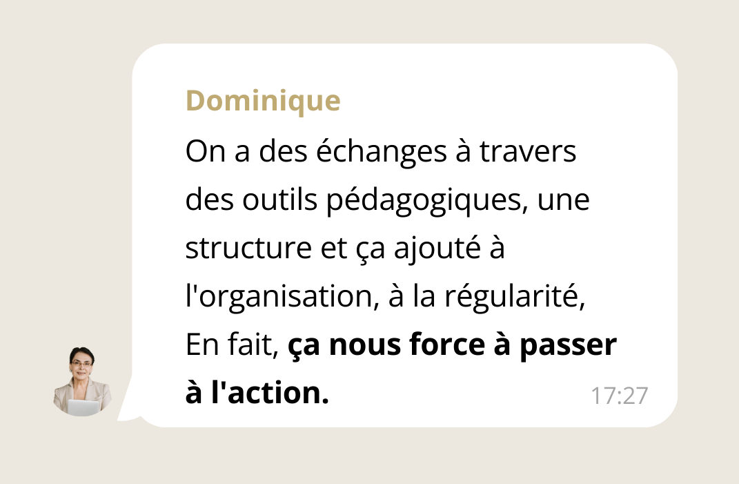 Témoignage membre PDE