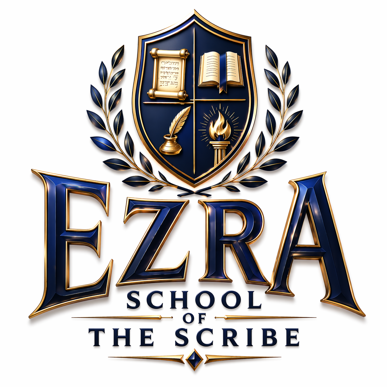 Ezra School of the Scribe crest