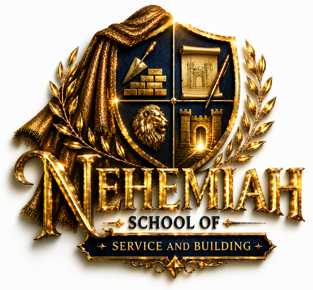 Nehemiah School of Service and Building crest