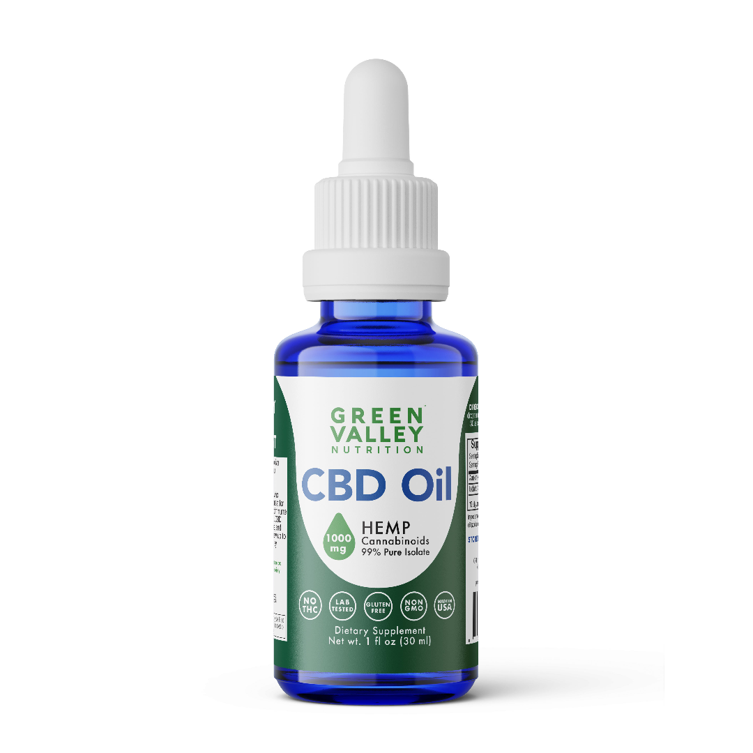 Green Valley Nutrition CBD Oil Drops - 1 Bottle