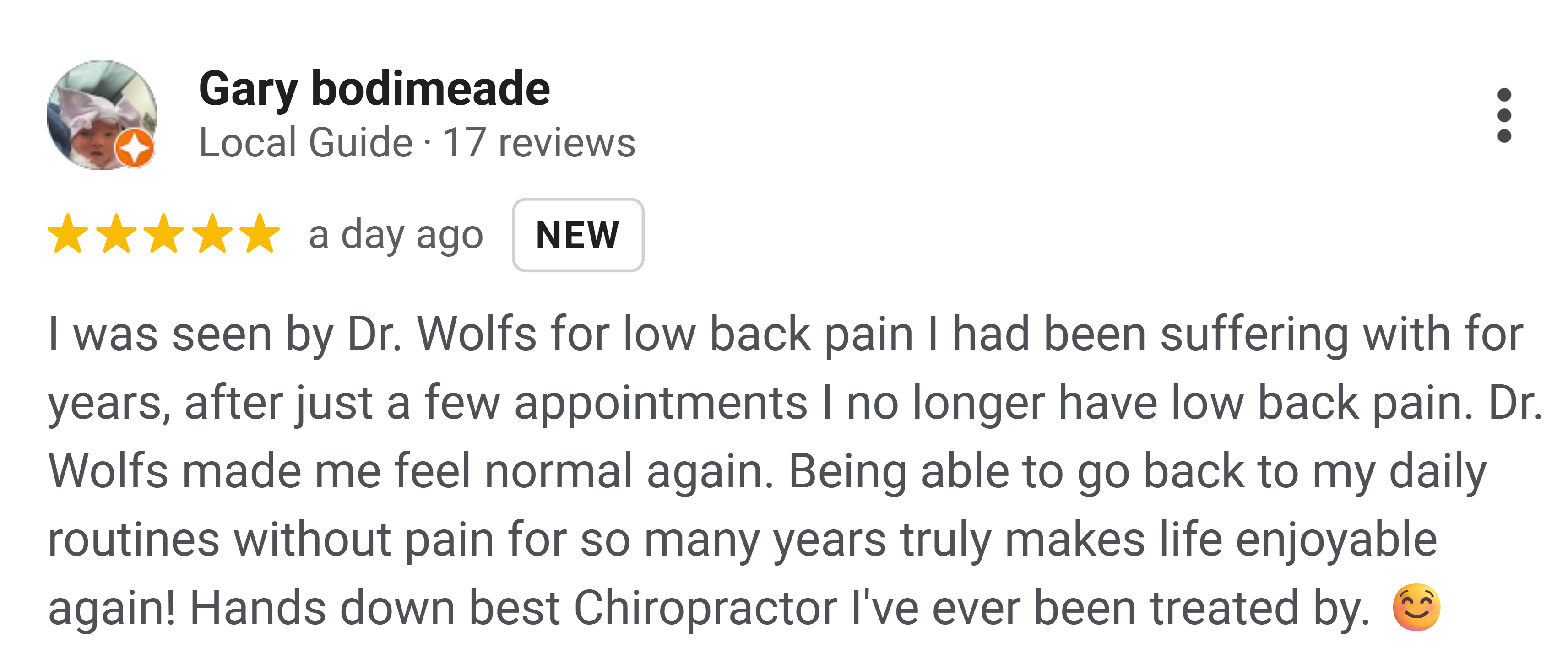 Google Review 1