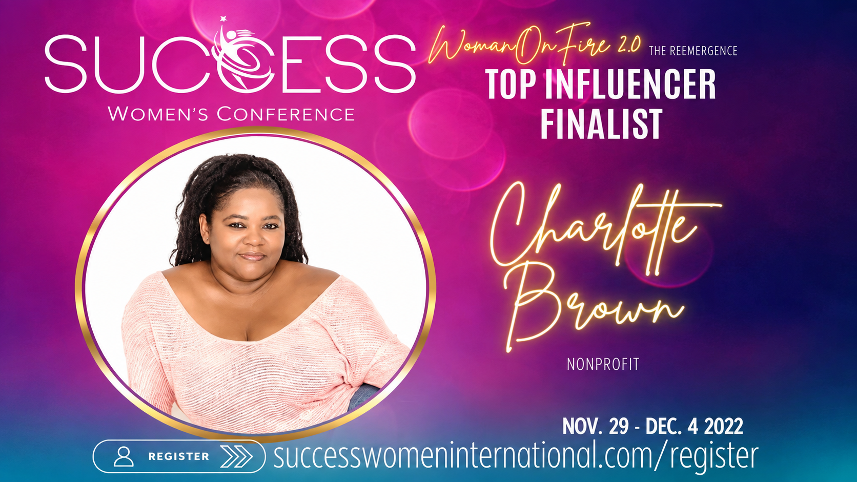 Charlotte Brown award recognition