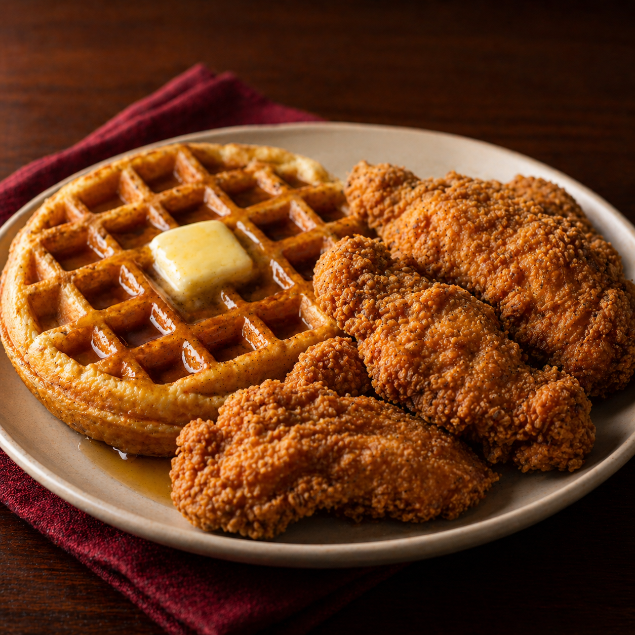 Chicken and Waffle