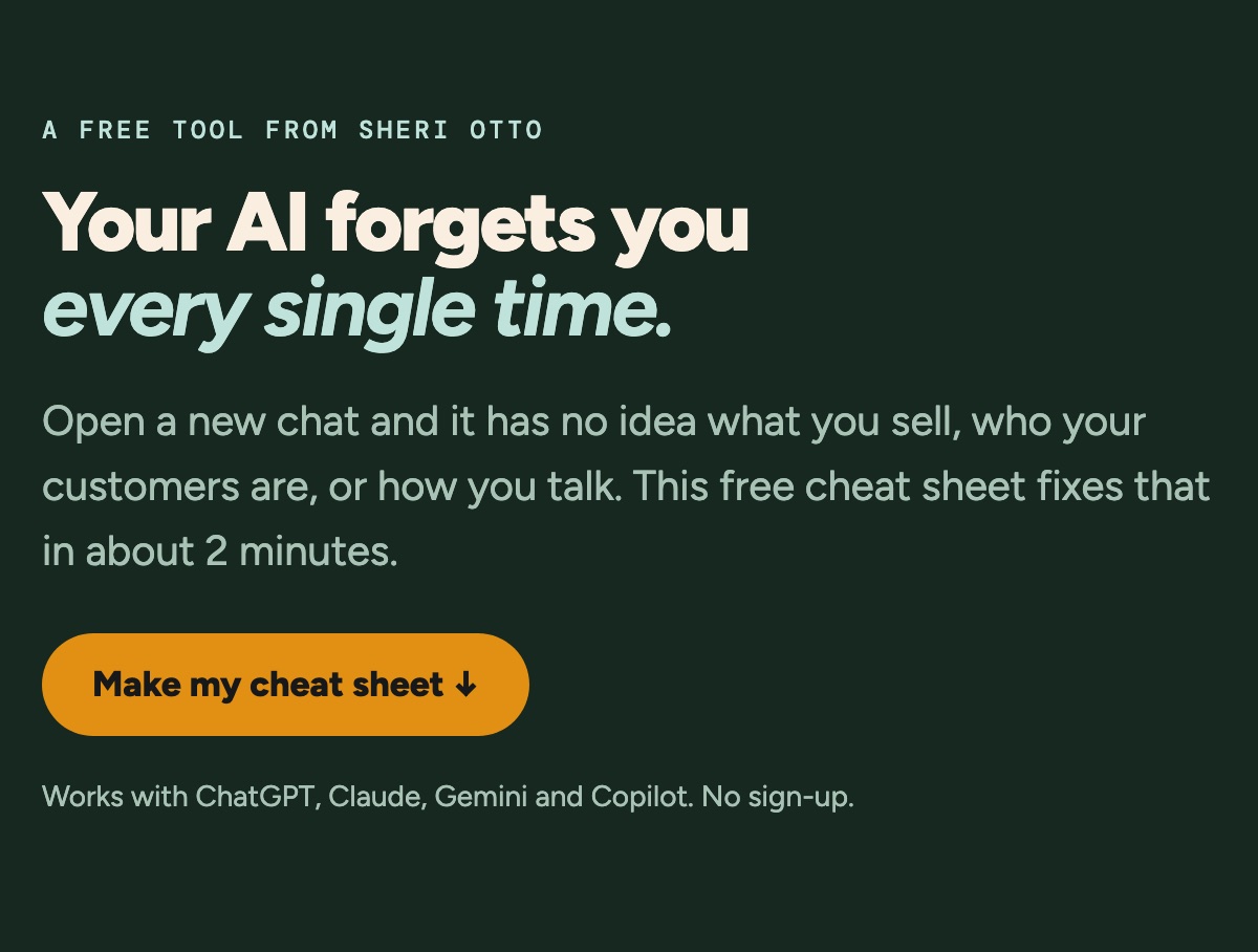 The AI Cheat Sheet