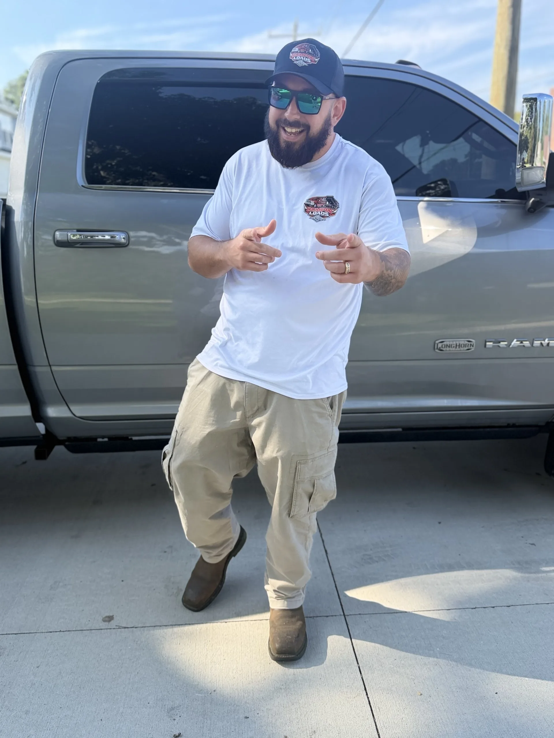 Dylan Collins, owner of Dumpin' Loads LLC