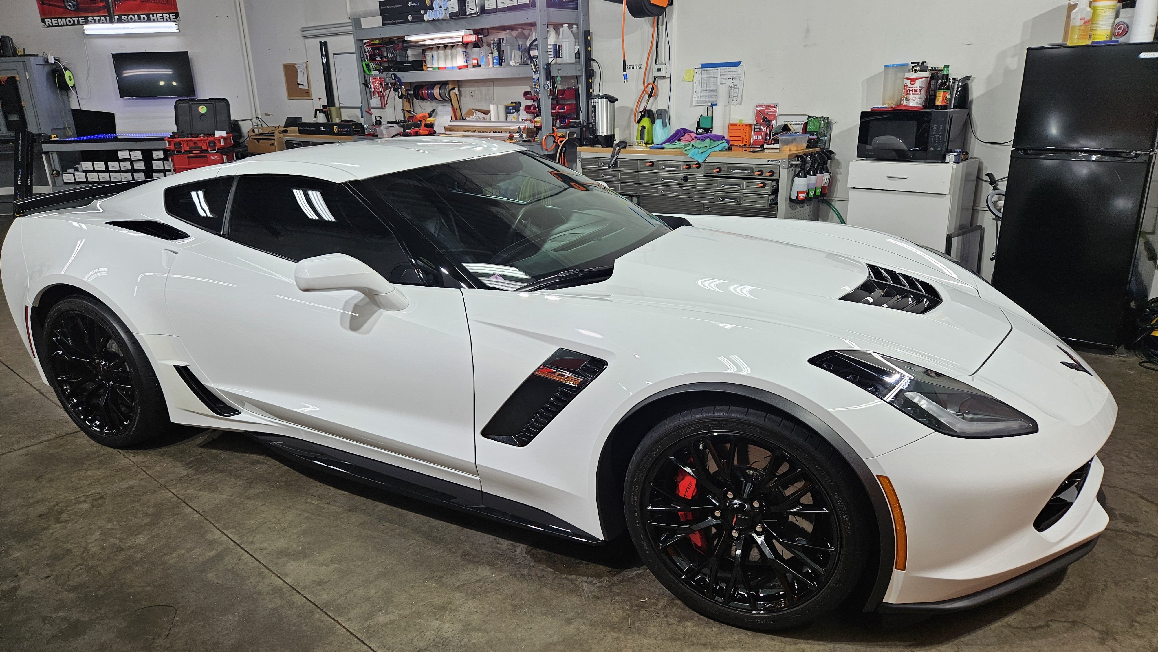 Ceramic window tint install