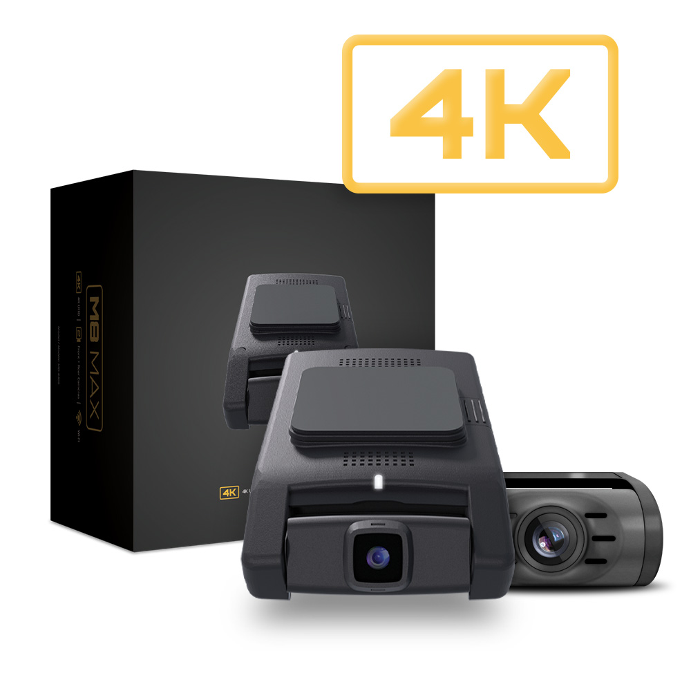M8 MAX 4K UHD Dual Dash Camera