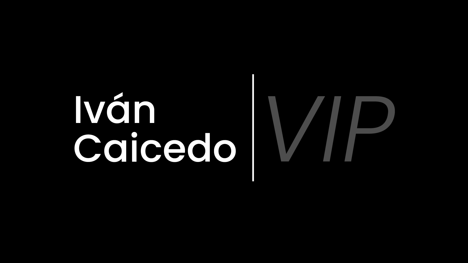 Iván Caicedo VIP