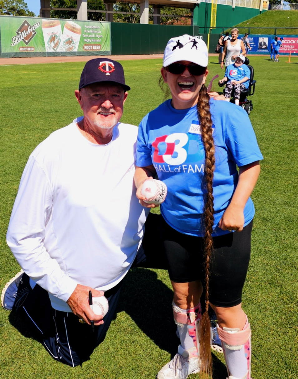 Fort Myers D3Day participant smiling with a supporter