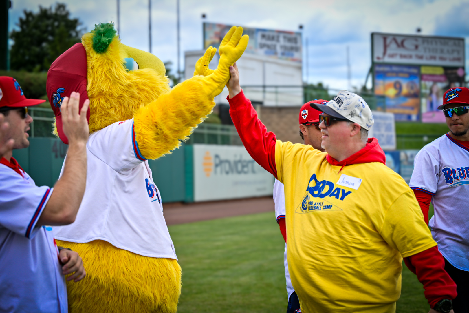 A participant enjoying a Disability Dream and Do event