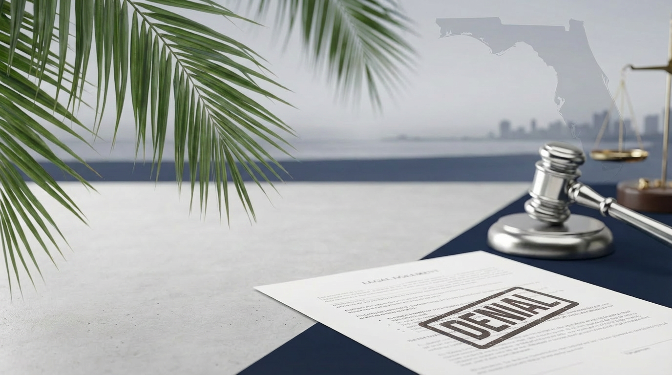claim denied in Florida