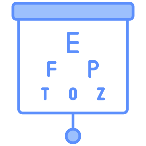 eye chart for vision insurance in South Carolina