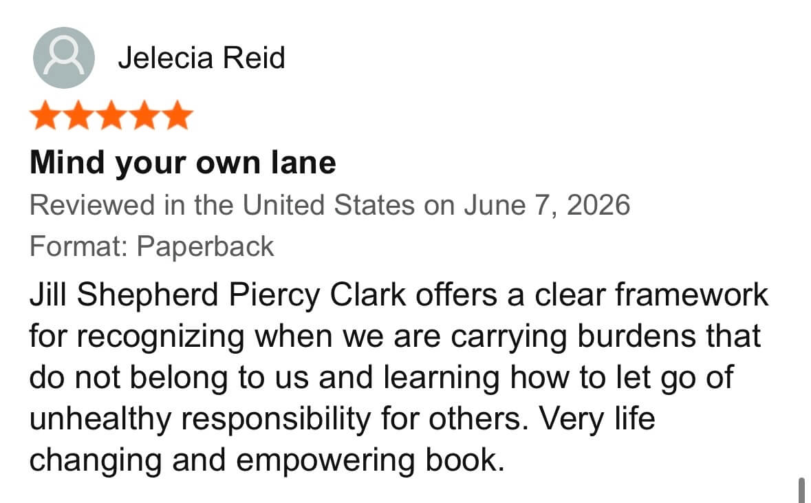 Reader review for Mind Your Own Lane