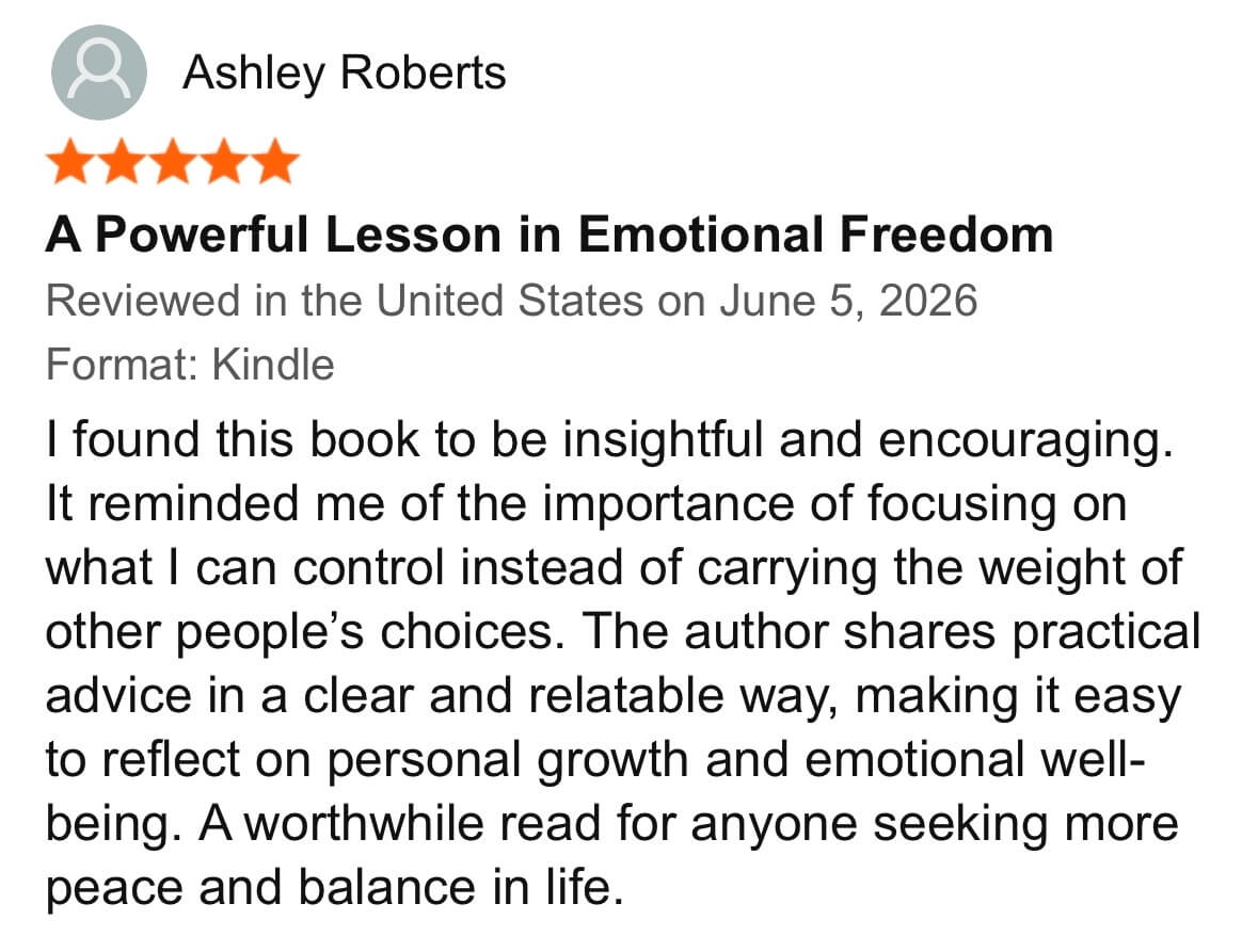 Reader review for Mind Your Own Lane