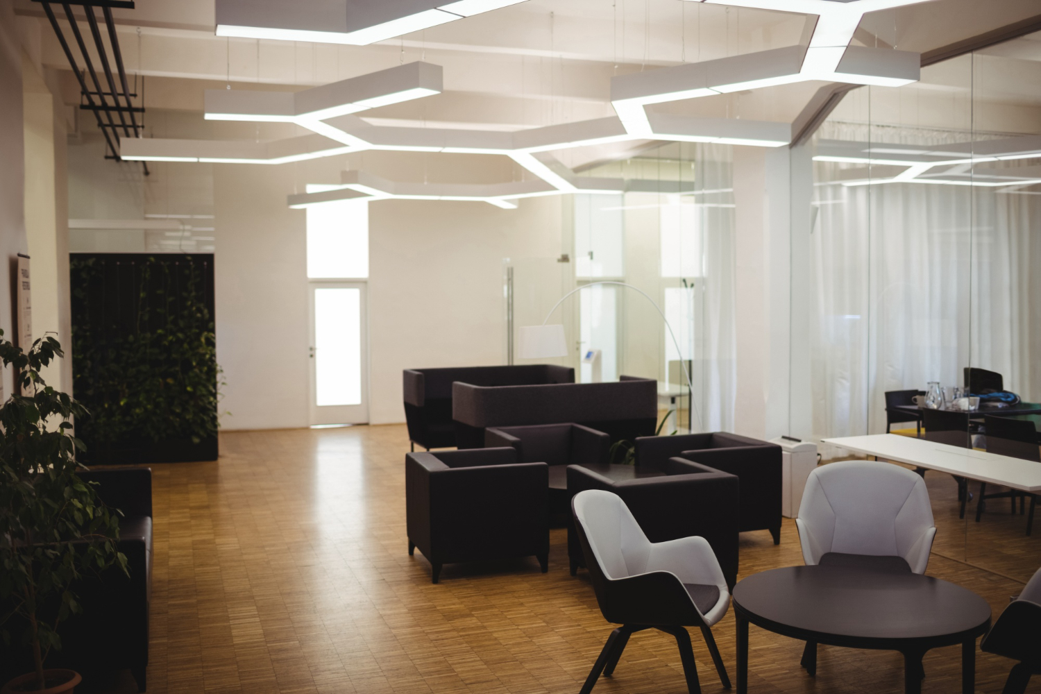 Acoustic ceiling system detail