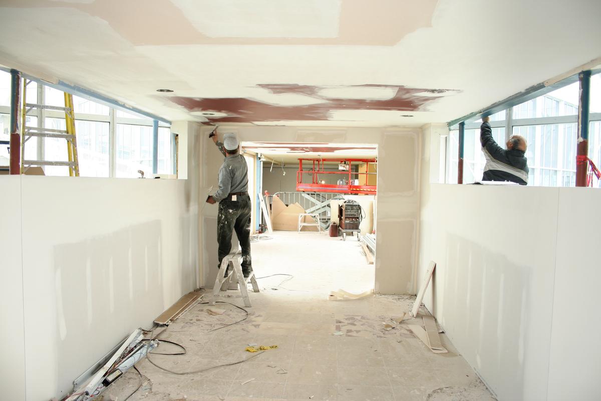 Commercial remodeling detail