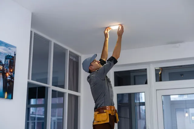 Modern home lighting installation