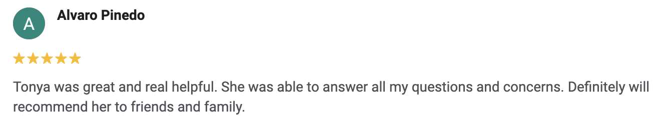 Client review 2