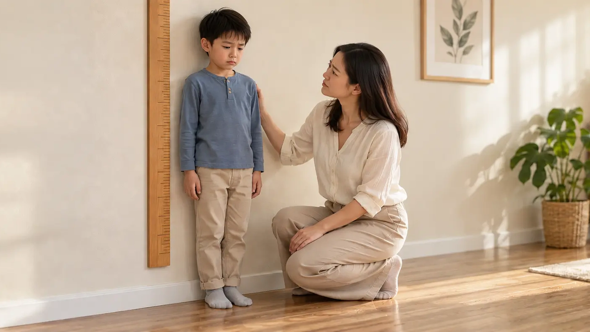 家长尝试补充营养并关注孩子身高