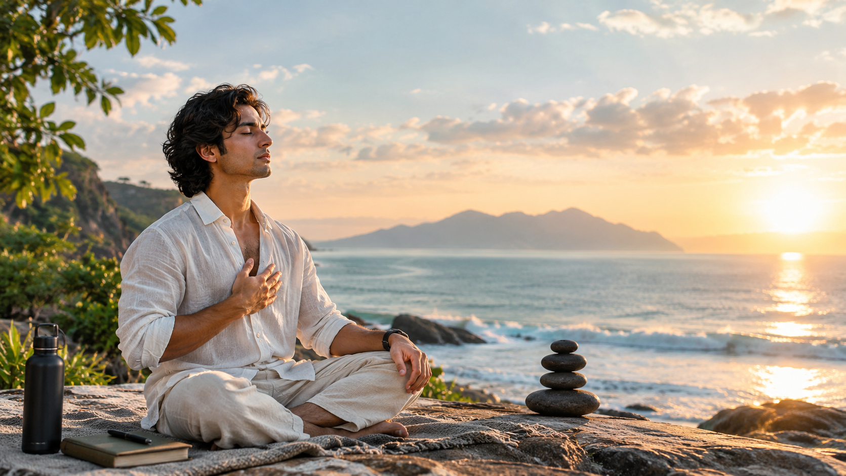Meditation by the Beach