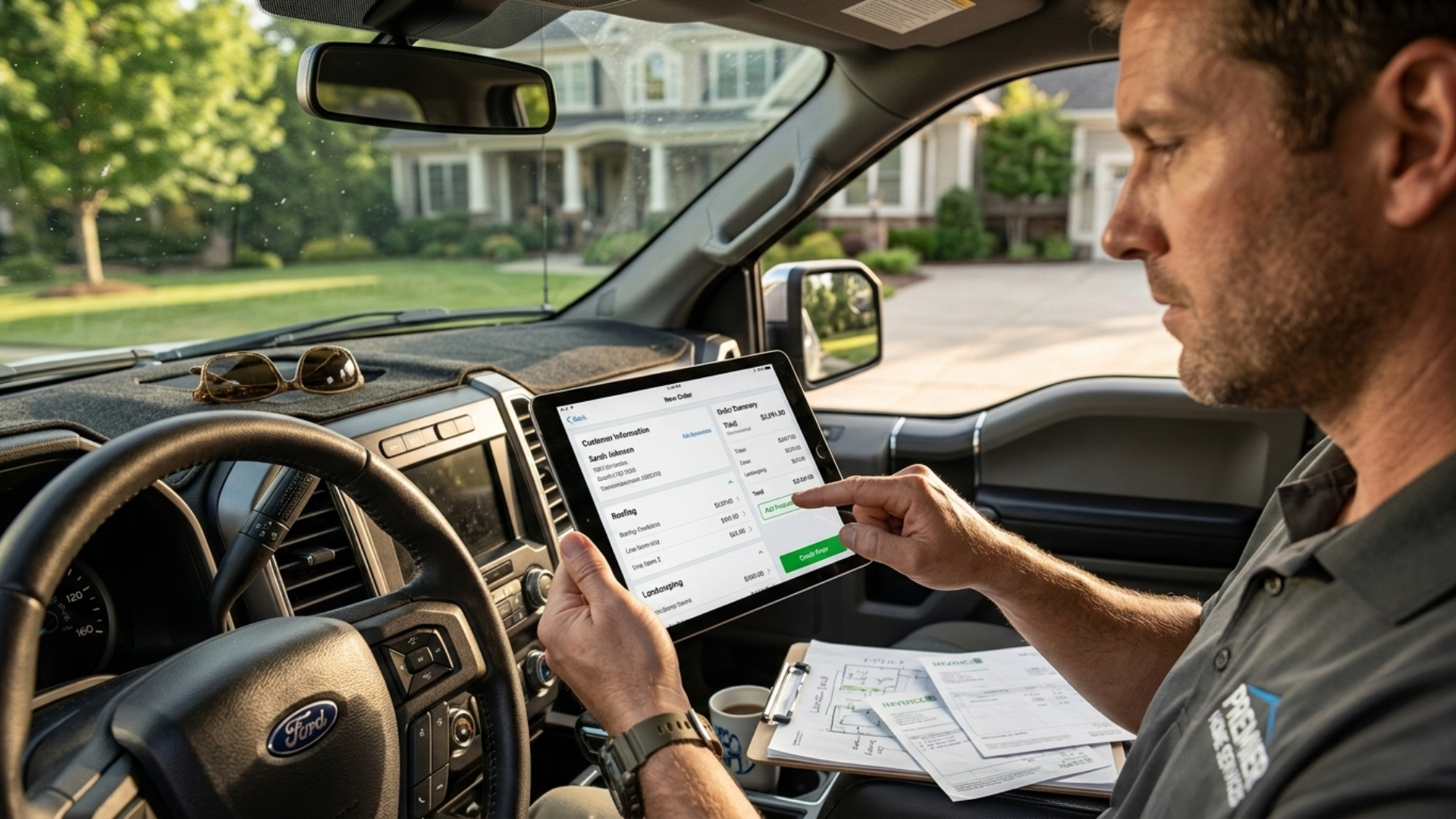 Built in the car before you walk in