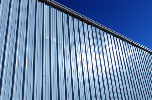 Metal siding on an Alpharetta, GA home