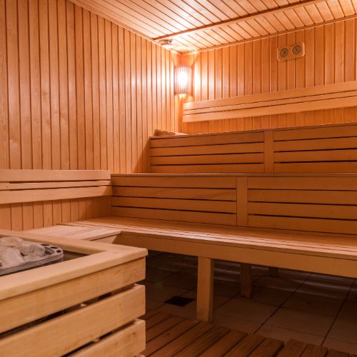 Custom Sauna with steam