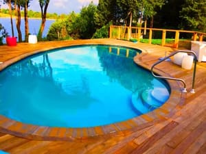 Custom patio construction in Jamestown