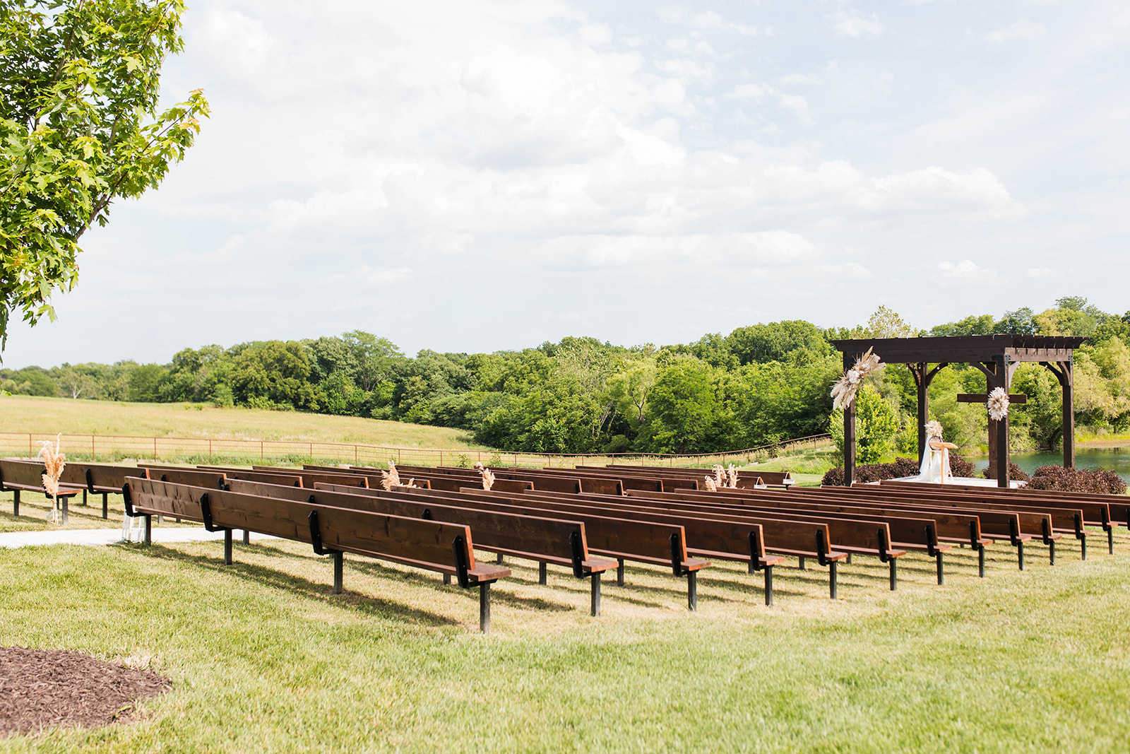 First dance under the pergola at The Bell of Camden Point