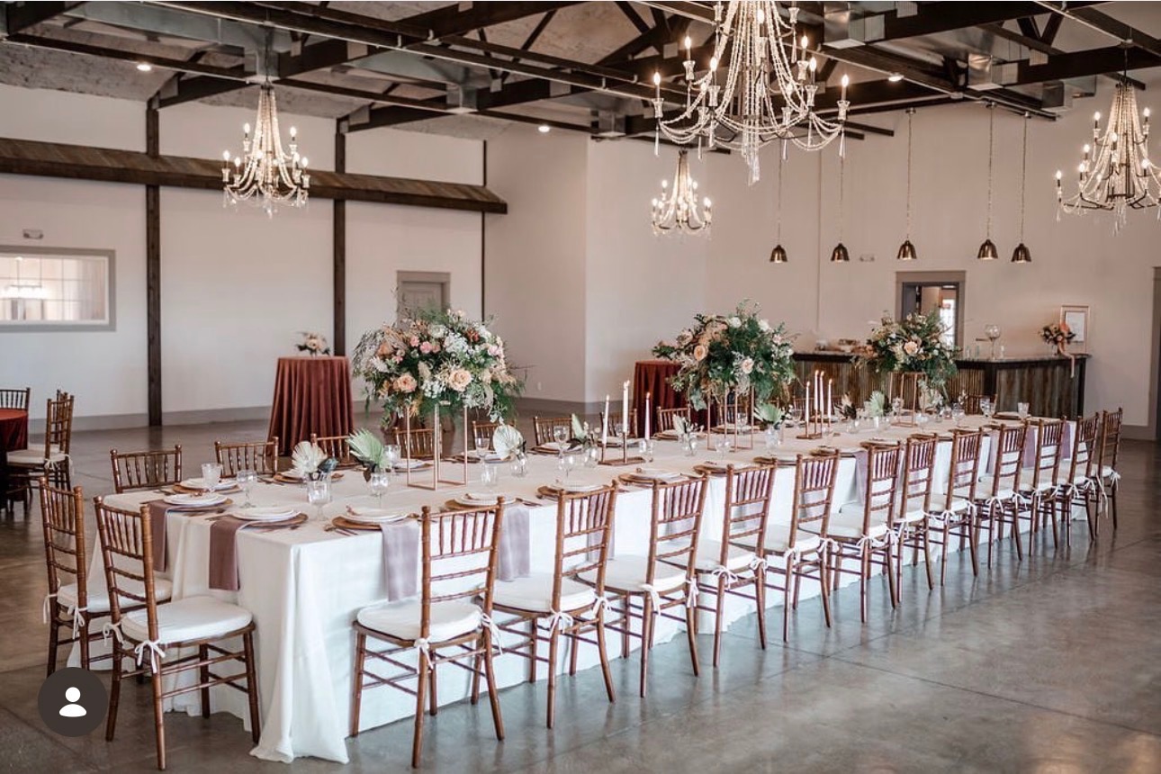 Reception hall at The Bell of Camden Point