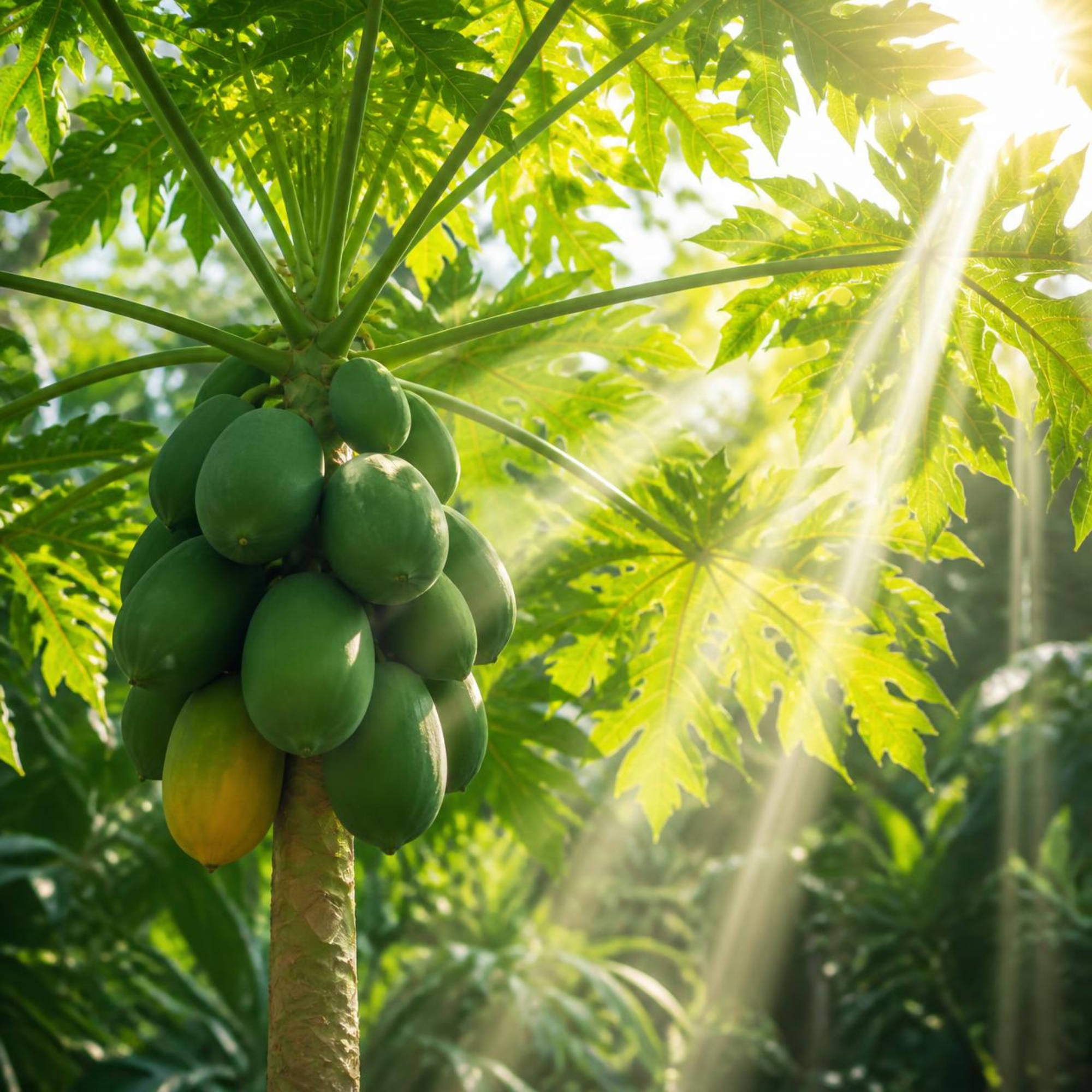 Sun on Papaya