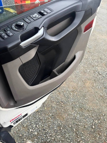 Truck cab being foam-washed during full exterior clean in Auckland