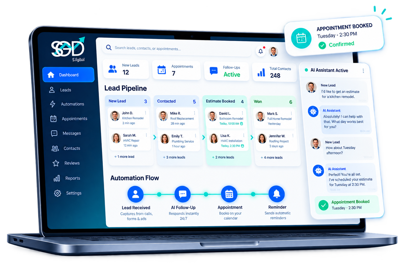 CRM and automation system