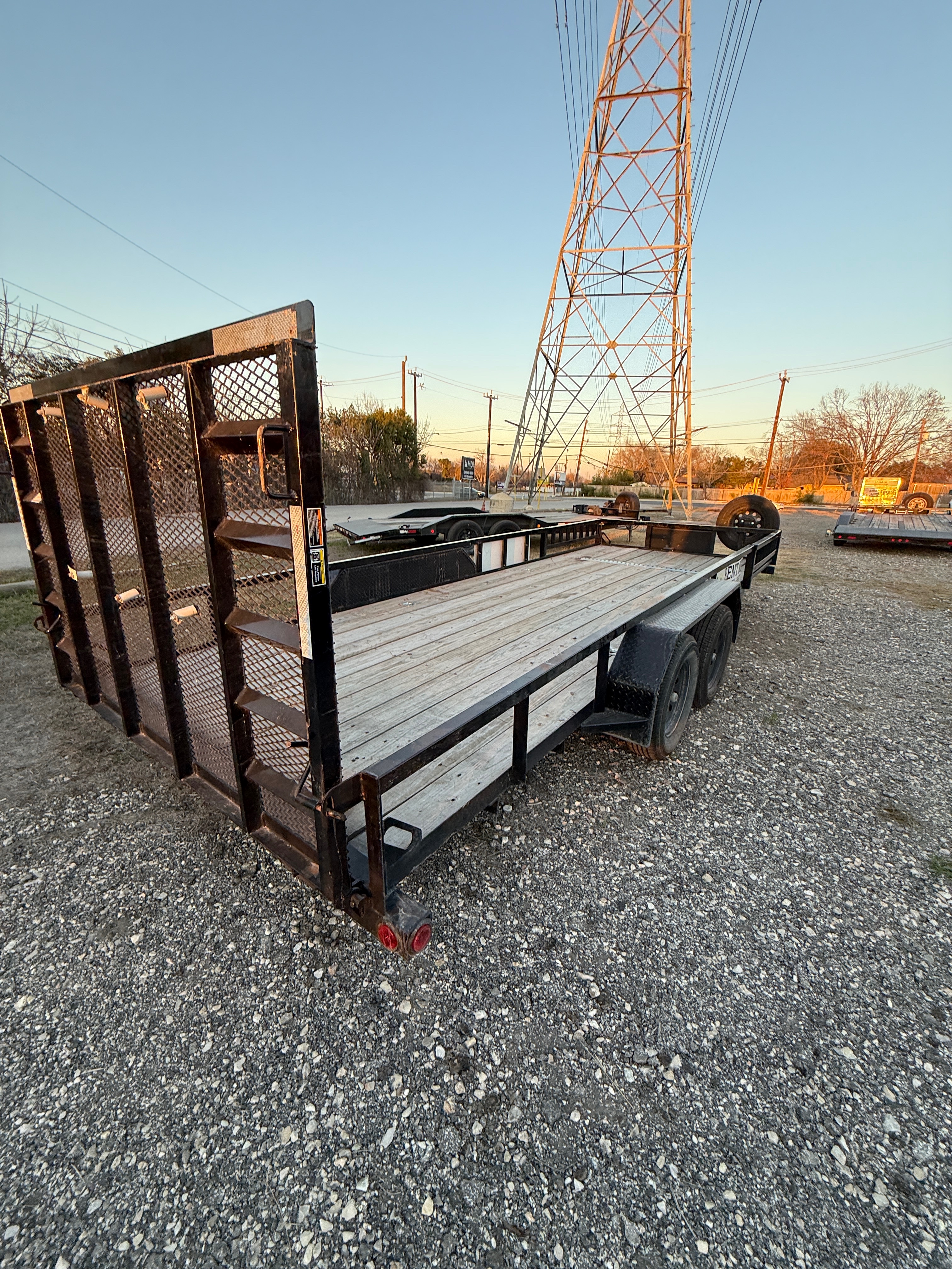 7x20 Utility Trailer Rental in San Antonio, TX