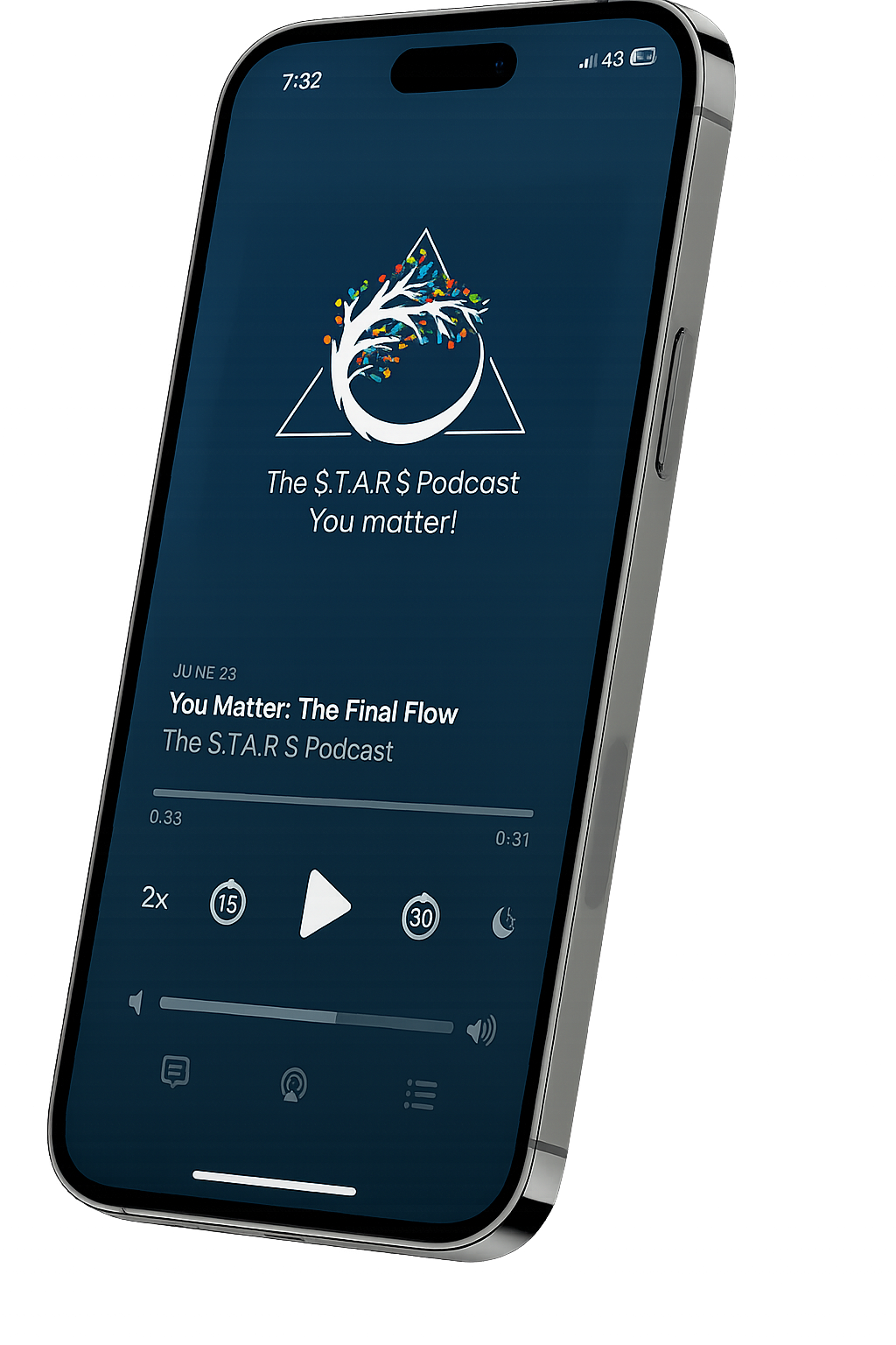 S.T.A.R.S Podcast on Phone