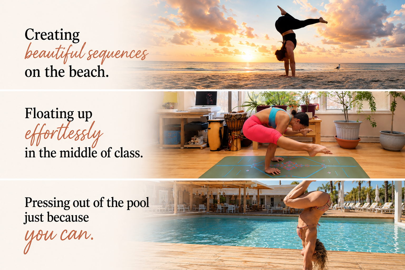 Just Imagine handstand section