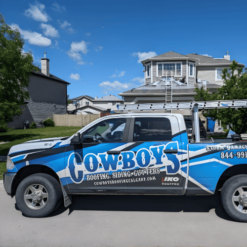 Hail damage roof repair in Calgary