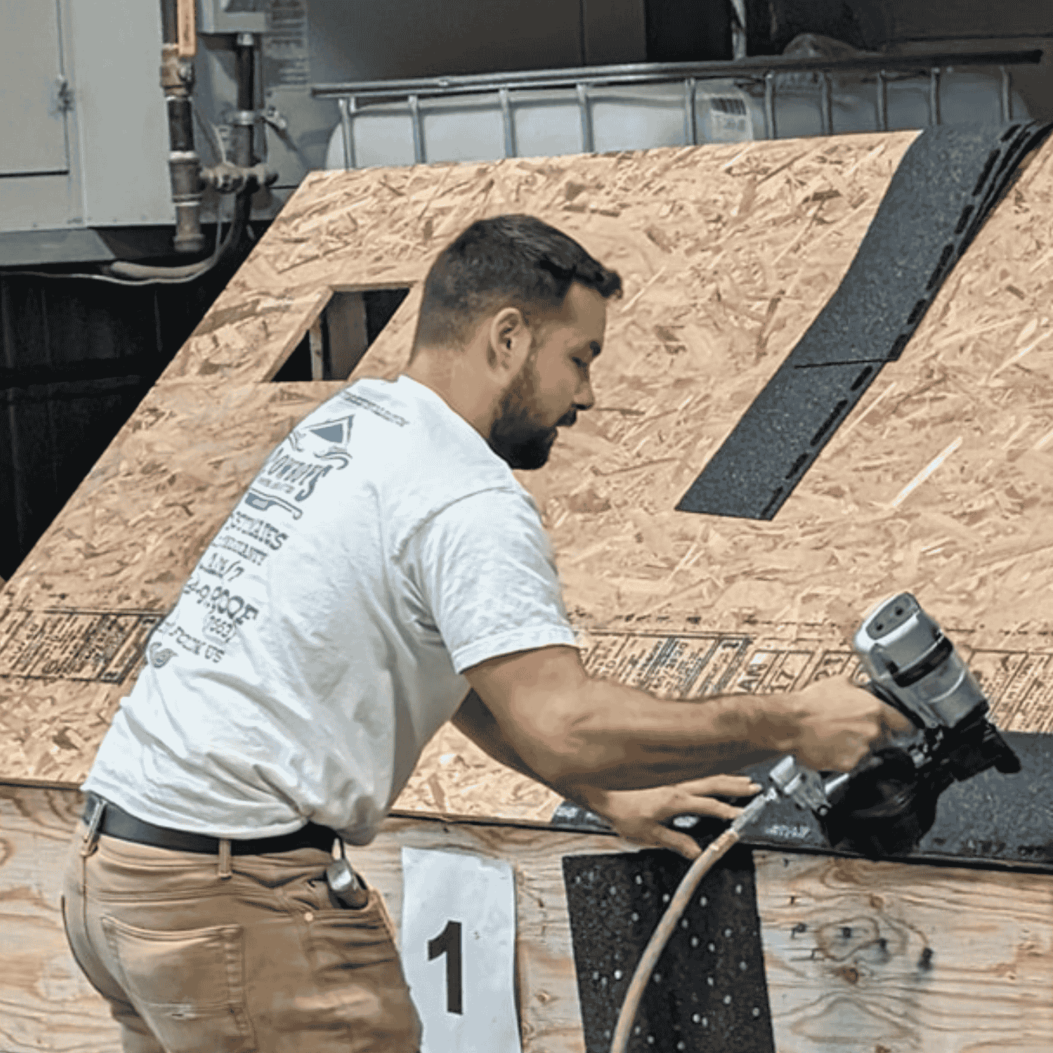 Hail damage roof repair in Calgary